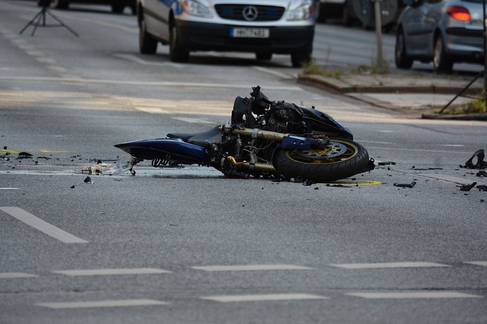 Motorcycle crash