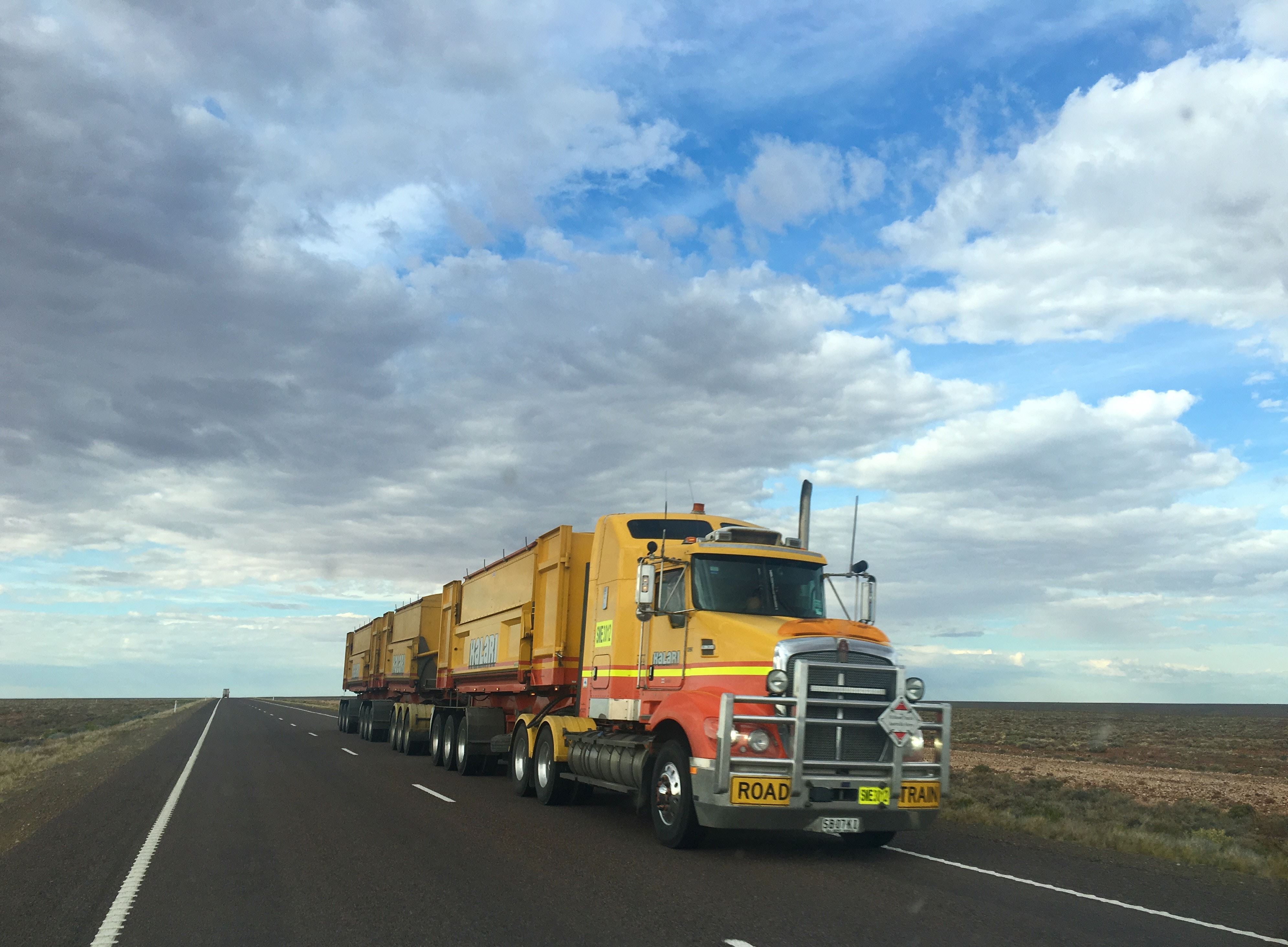 Yellow truck