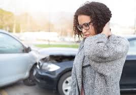 woman in parking lot