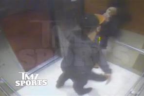 CCTV shot of a man Punching Another Man